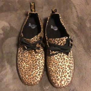 Dr. Martens leopard print shoes